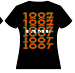 Load image into Gallery viewer, FAMU or 1887 stacked tee
