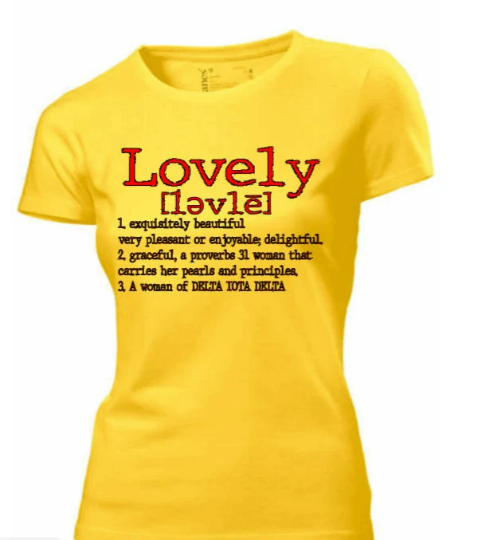 LOVELY DEFINITION TEE