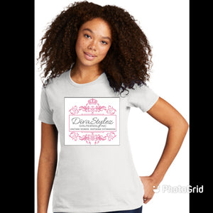 Diva Stylez Bling crest tee