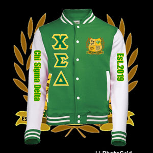 Chi Sigma Delta varsity jacket