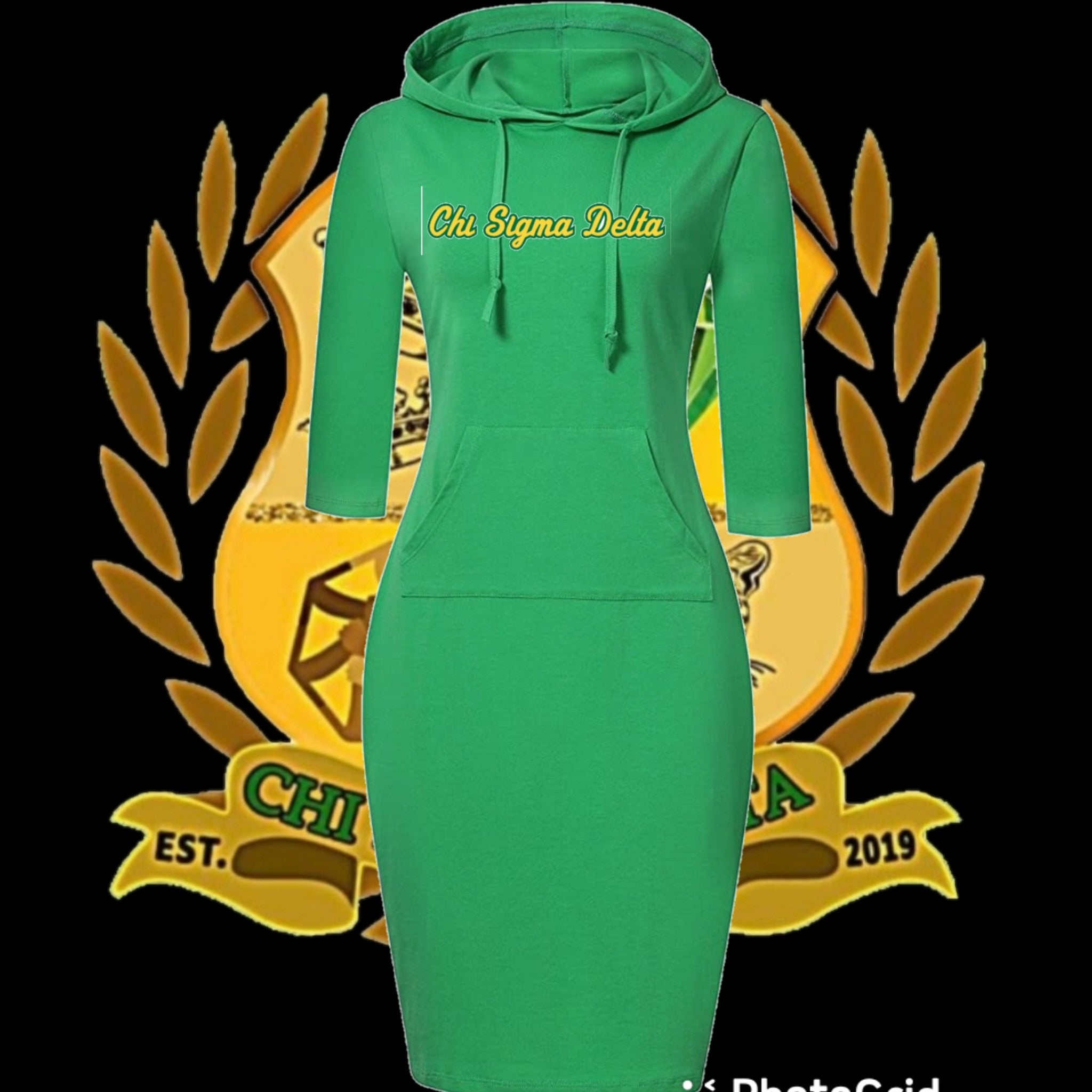 Chi Sigma Delta hooded dress