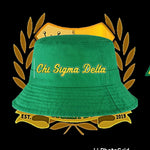 Load image into Gallery viewer, Chi Sigma Delta Bucket hat

