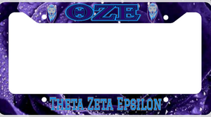 Theta  Zeta Epsilon Car tag/frame