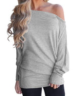 Load image into Gallery viewer, Lambda Nu Epsilon off Shoulder long sleeve
