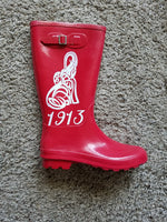 Load image into Gallery viewer, Sorority mascot inspired rainboots
