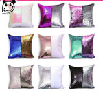 Load image into Gallery viewer, Custom Mermaid Sequins pillow 16x16
