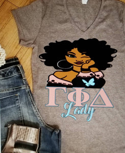 Gamma Phi Delta Sorority Lady Tee