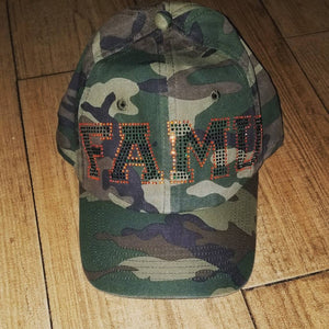 FAMU words Camo hat