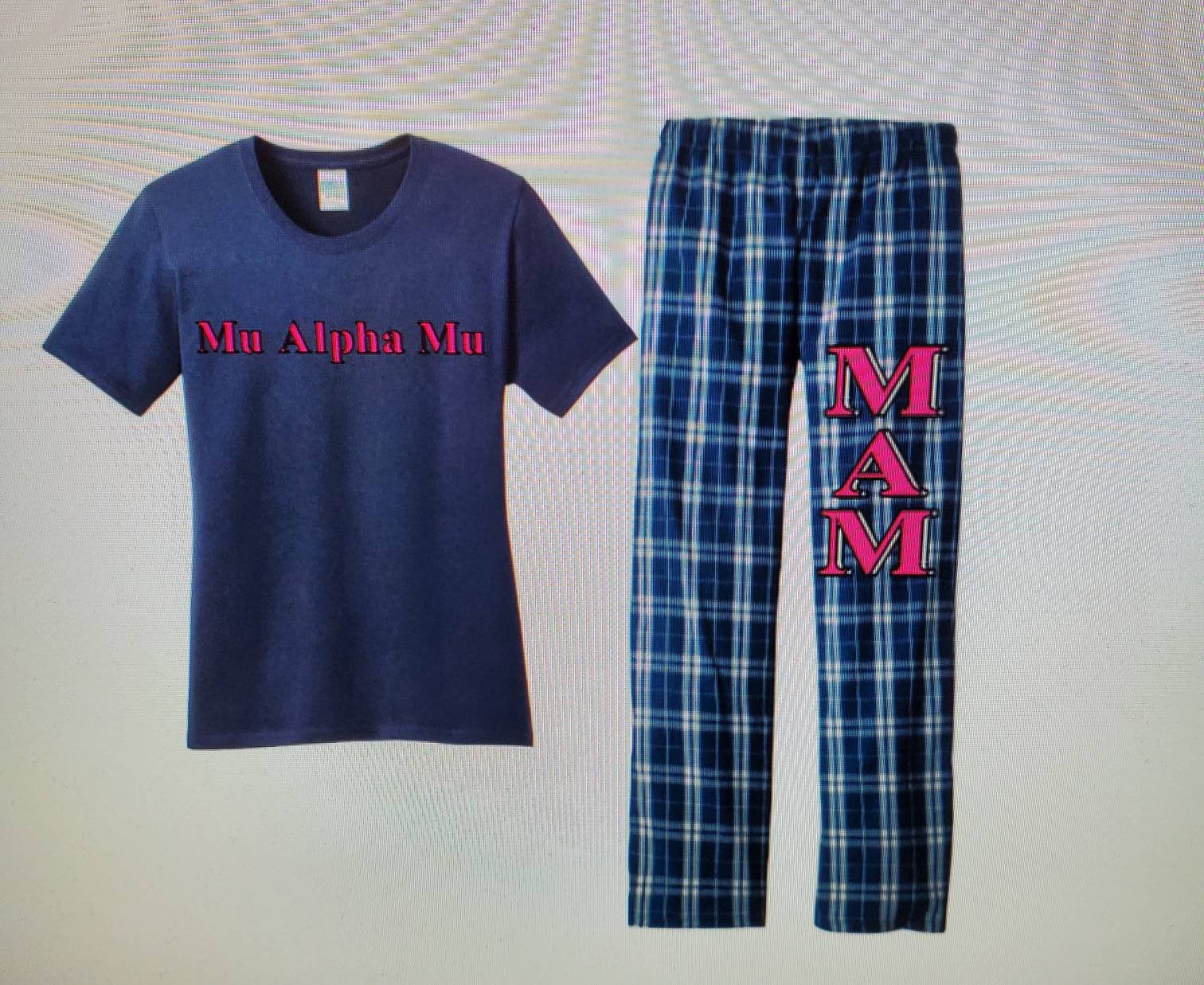 Mu Alpha Mu Pajama Set