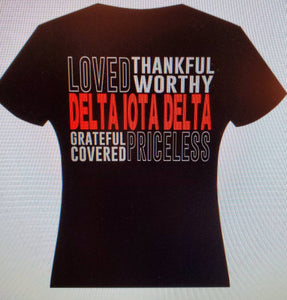 Loved, Thankful,  Delta Iota Delta