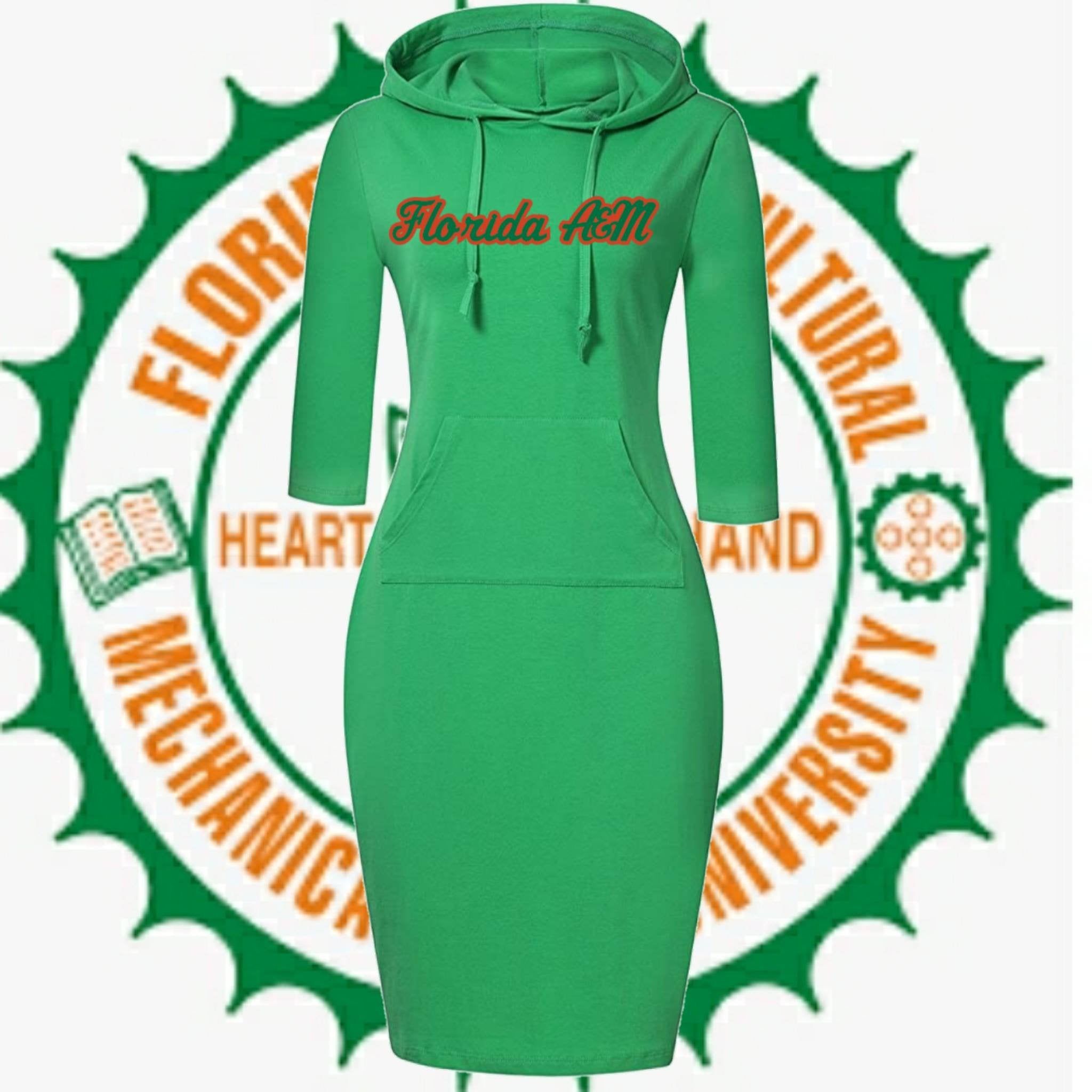 Florida A&M hooded embroidered Dress