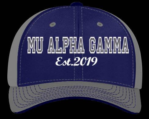 Mu Alpha Gamma trucker hat