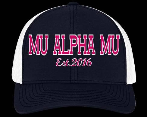 Mu Alpha Mu 3D Embroidered hat