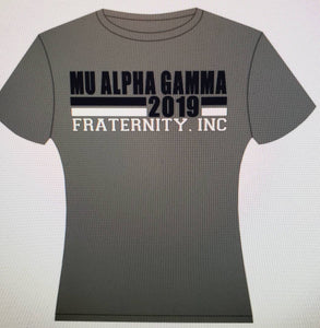 Mu Alpha Gamma 2019 Fraternity tee