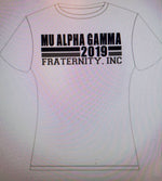 Load image into Gallery viewer, Mu Alpha Gamma 2019 Fraternity tee
