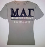 Load image into Gallery viewer, Mu Alpha Gamma founded Tee
