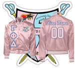 Load image into Gallery viewer, Gamma Phi Delta Satin bomber jacket
