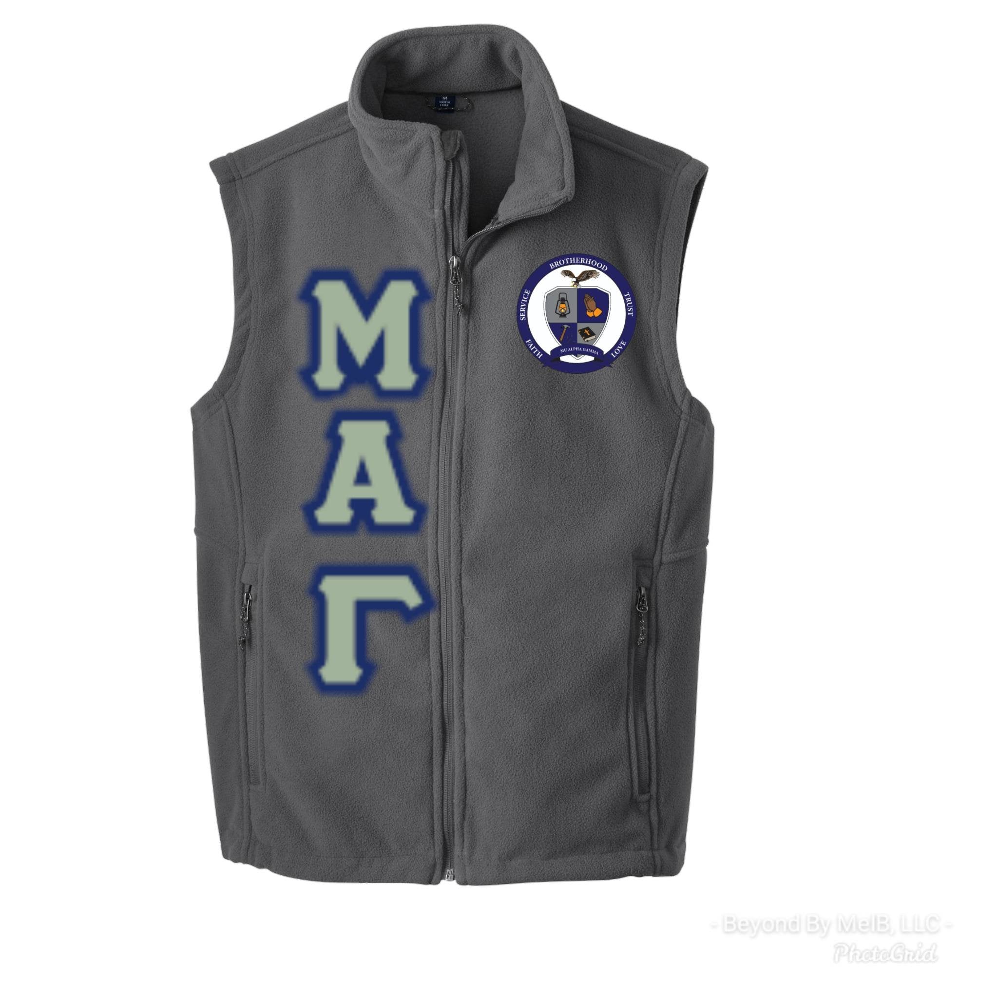 Mu Alpha Gamma vest