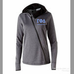 Load image into Gallery viewer, Gamma Phi Delta cross zip hoodie
