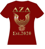 Load image into Gallery viewer, Delta Zeta Delta Mascot gold Tee

