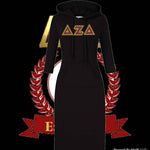 Load image into Gallery viewer, Delta Zeta Delta Hooded Dress
