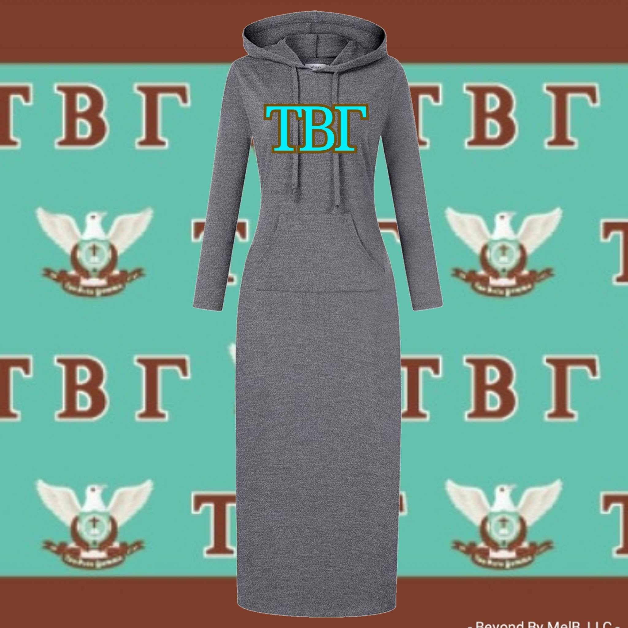 Tau Beta Gamma Hooded Dress