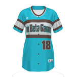 Load image into Gallery viewer, Tau Beta Gamma full button Sublimated baseball jersey
