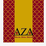 Load image into Gallery viewer, Delta Zeta Delta silk scarf
