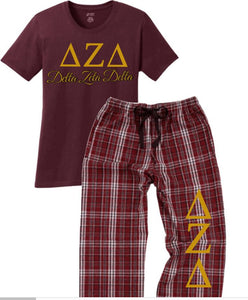 Delta Zeta Delta Pajama Set